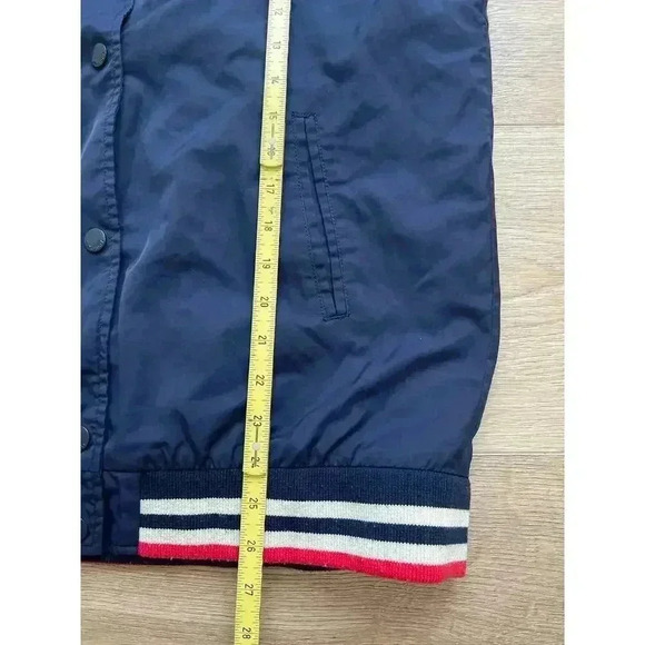 Vintage Superdry Sport 1990 Manhattan New York USA Bomber Jacket Men's M Snap Up - Picture 12 of 16